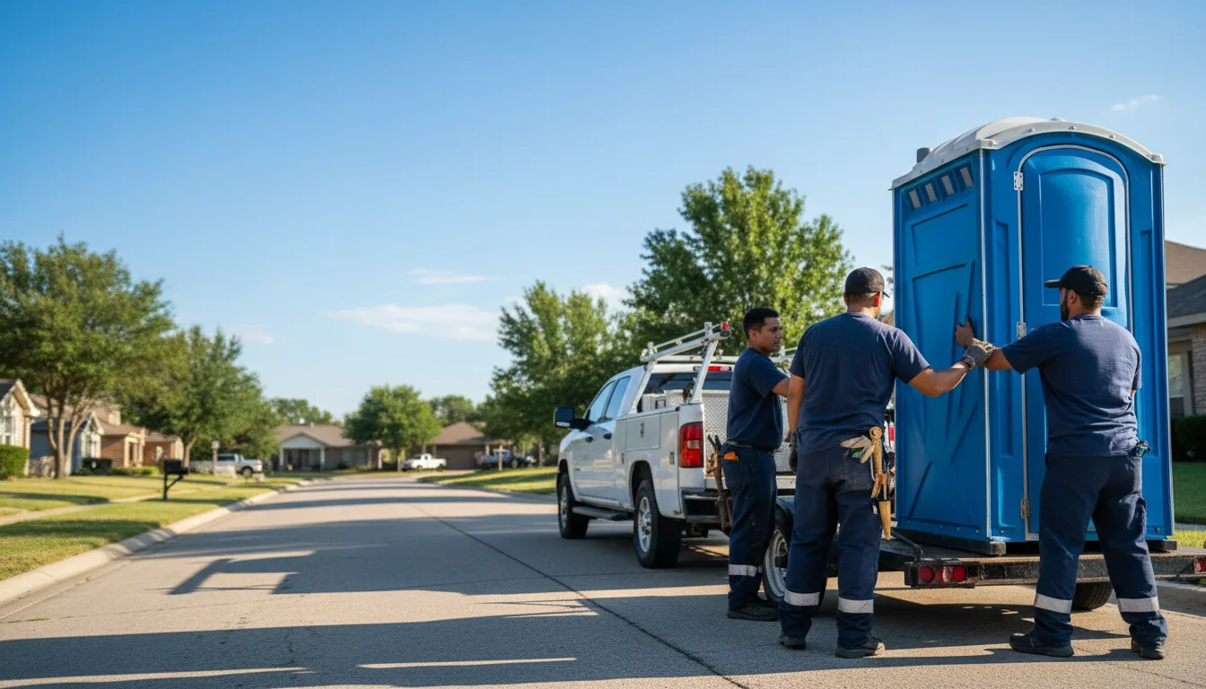 Portable Toilet Rental in Garciasville, TX near me